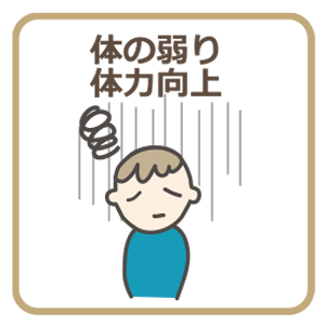 体の弱り、体力向上